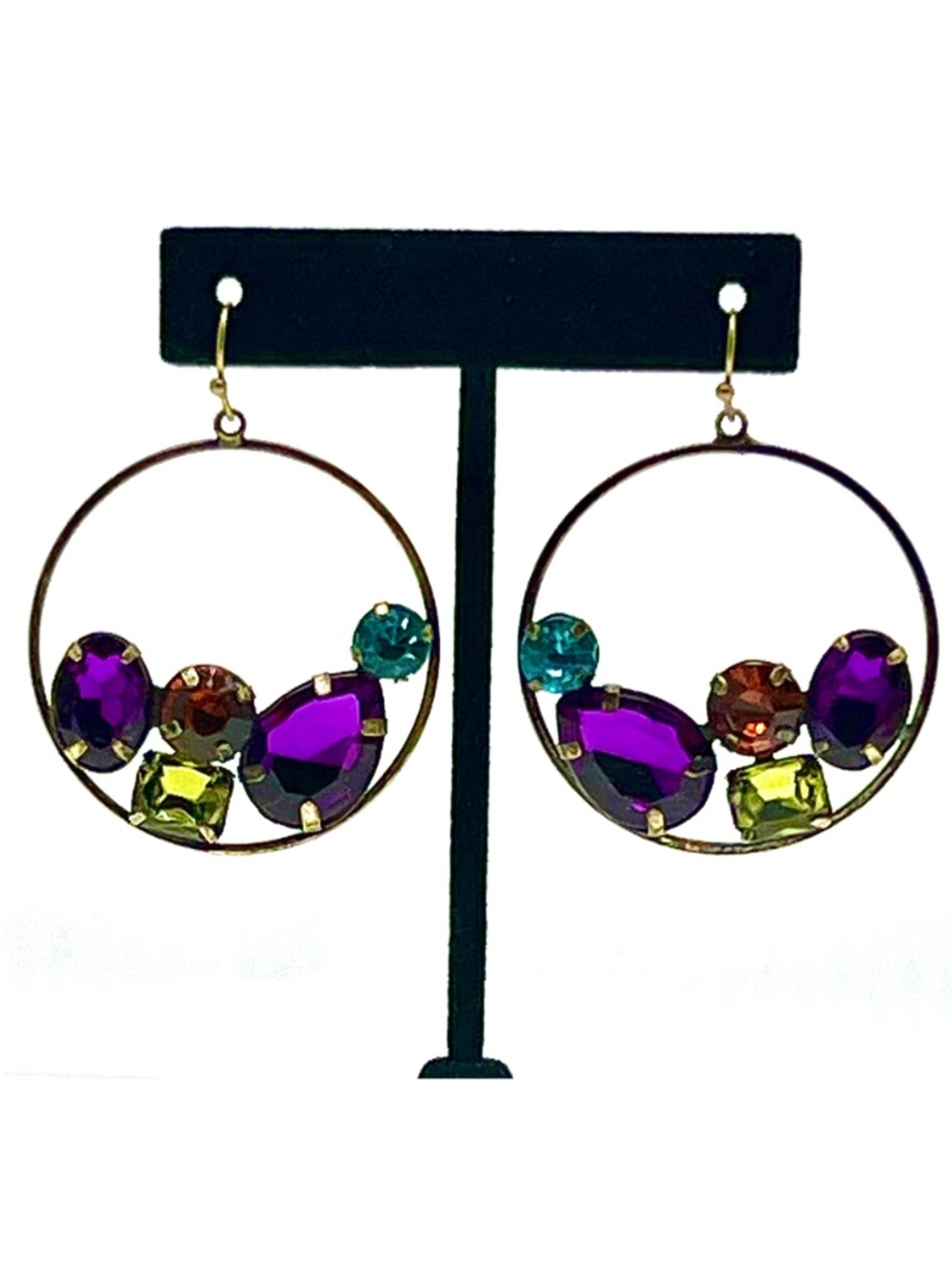 Eye-catching Colorful Dangle Pierced Earrings